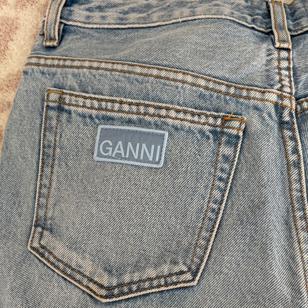 Ganni Classic Blue Denim Jeans - Picture 6 of 8